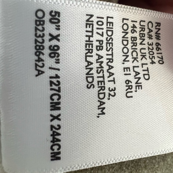 Anthropologie Sage Velvet Scalloped one panel Curtain 50”x96” - Picture 6 of 6